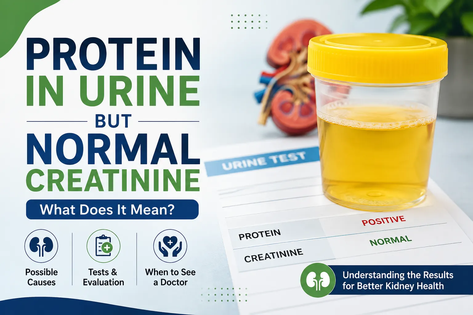 Protein in Urine but Normal Creatinine: What Does It Mean?